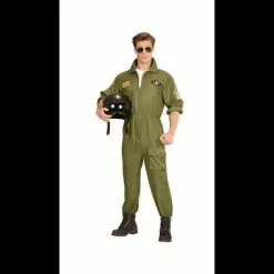 Don Disfraz Disfraz De Piloto Combate Verde Para Hombre -Tienda De Don Disfraz hqdefault 14 14