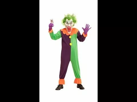 Don Disfraz Disfraz De Payaso Joker Infantil 5 Don Disfraz Disfraz De Payaso Joker Infantil - Imagen 3