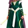 Don Disfraz Disfraz De Princesa Mérida Capa Para Niña -Tienda De Don Disfraz merida ni a 1