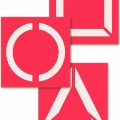 Don Disfraz Disfraz Del Juego Del Calamar Guardia Para Hombre -Tienda De Don Disfraz parches triangulo circulo cuadrado