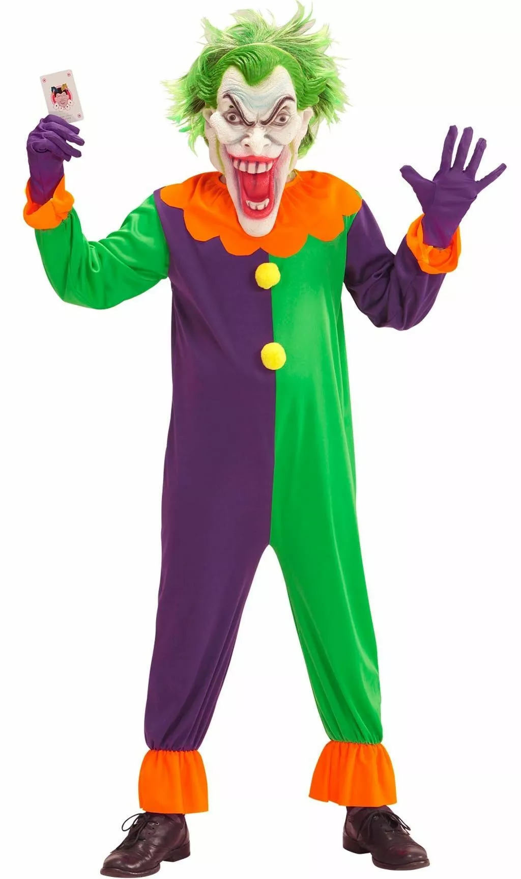 Don Disfraz Disfraz De Payaso Joker Infantil 3 Don Disfraz Disfraz De Payaso Joker Infantil