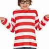 Don Disfraz Set De Wally Rayas Infantil 2 Don Disfraz Set De Wally Rayas Infantil -Tienda De Don Disfraz set de wally rayas infantil
