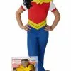 Don Disfraz Disfraz De Wonder Woman™ Con Peluca Para Niña 1 Don Disfraz Disfraz De Wonder Woman™ Con Peluca Para Niña -Tienda De Don Disfraz wonder